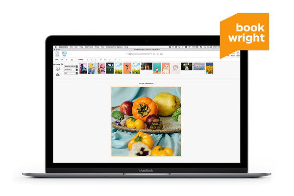 Crea stampe per pareti con BookWright